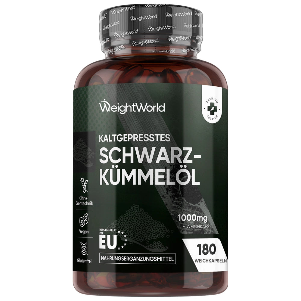 Schwarzkümmelöl Kapseln | Tägliche Unterstützung