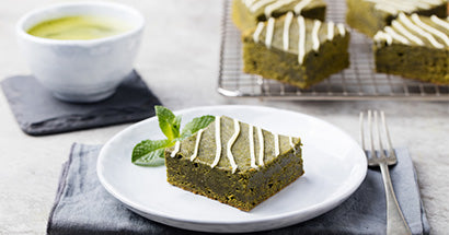 Weicher Matcha Kuchen