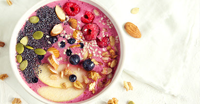 Acaibowl mit Haferflocken