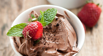 Acai-Minz Schokoladenmousse