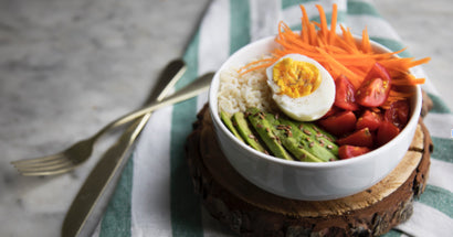 Avocado-Bowl mit Eiern
