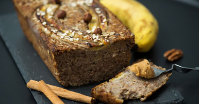 Chia-Bananen Frühstücksbrot