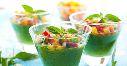Grüne Gazpacho mit Chlorella