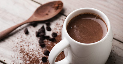 Heißer Kakao mit Guarana