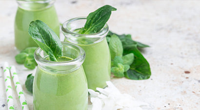 Grüner Moringa-Smoothie