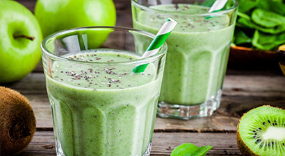 Reinigender grüner Smoothie