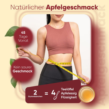 Apfelessig Gummibärchen, mit natürlichem Apfelgeschmack