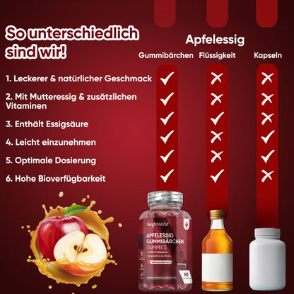 WeightWorld Apfelessig Gummibärchen, eine bessere Wahl