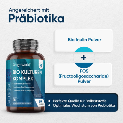 Probiotika Kapseln, vegan und leicht zu konsumieren