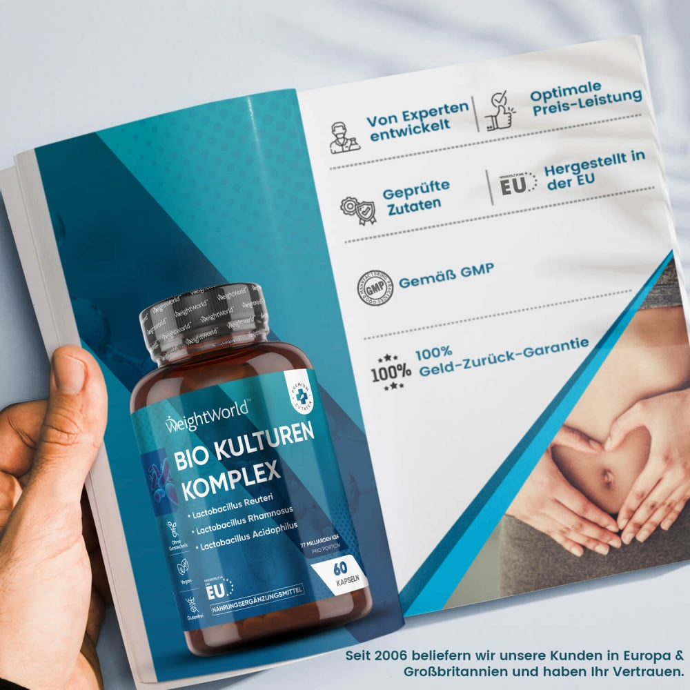 Probiotika Kulturen Komplex Kapseln, Bio-Inulin, perfekte Quelle für Ballaststoffe