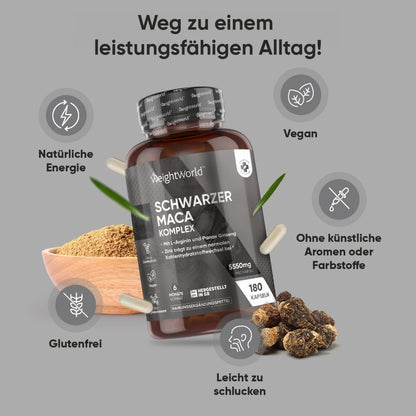 Maca 180 vegane Kapseln