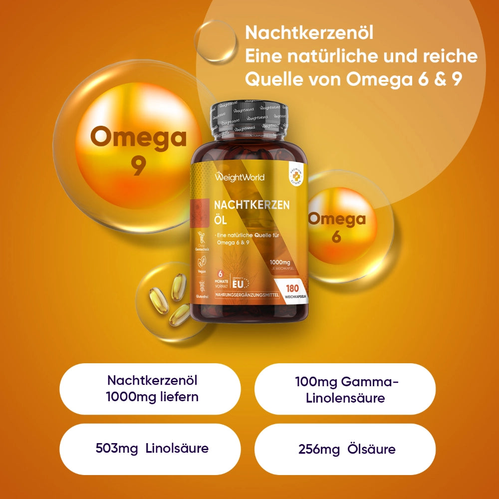 1000 mg Nachtkerzenöl Softgels