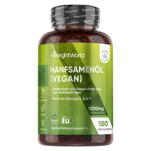 Hanfsamenöl Weichkapseln mit Omega 3,6 & 9