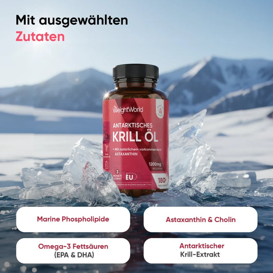 Antarktisches Krillöl Weichkapseln
