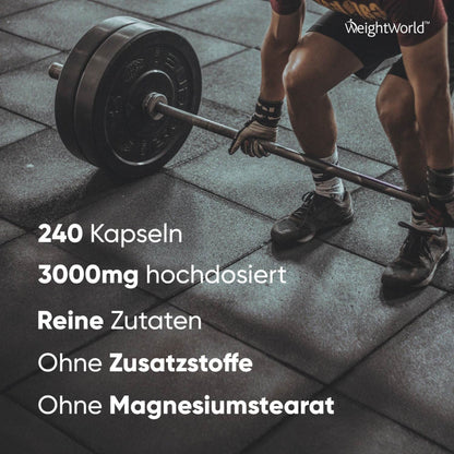 L-Citrullin-Kapseln, reine Zutaten Ohne Zusatzstoffe Ohne Magnesiumstearat