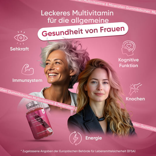 Leckeres Multivitamin Gummibärchen für die allgemeine Gesundheit.