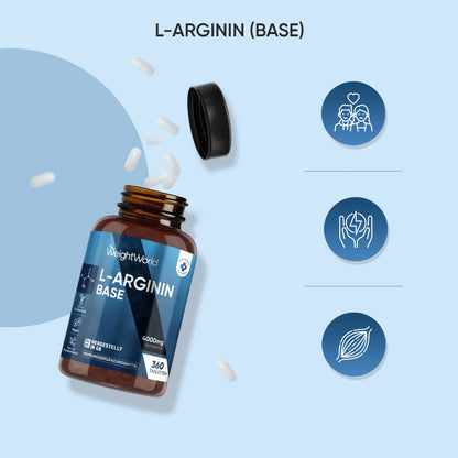 Merkmale unserer L-Arginin(Base) Tabletten