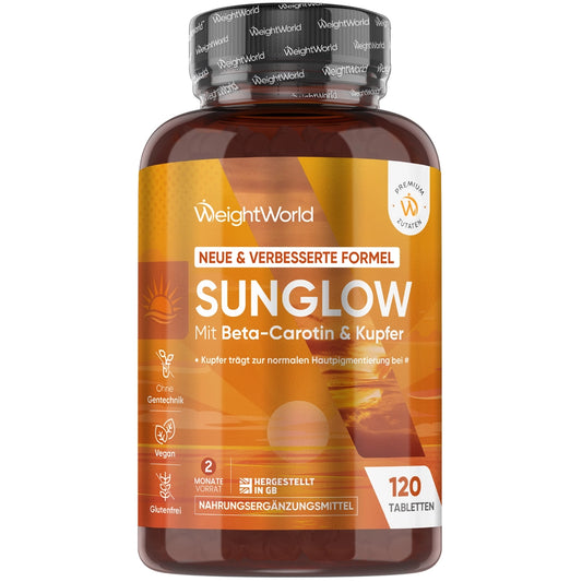 Sunglow Bräunungstabletten mit Beta Carotin