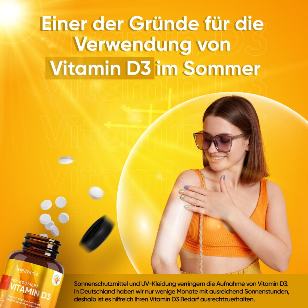 Vitamin D3 Tabletten für das Immunsystem