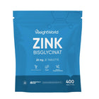 WeightWorld Zink-Bisglycinat Tabletten, 400 Stück im blauen Beutel