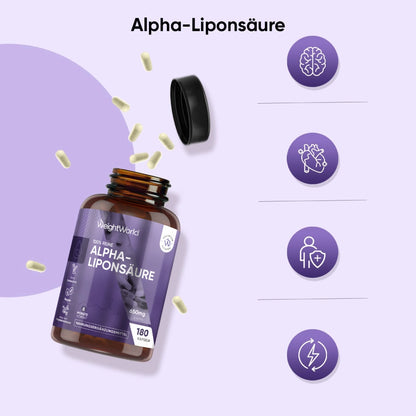 Reine Alpha-Liponsäure Kapseln