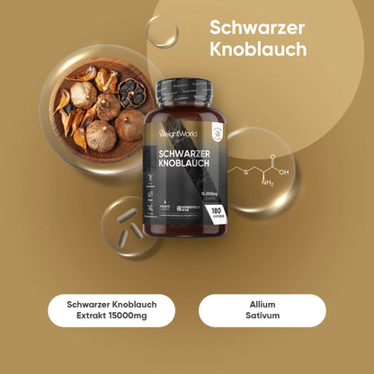 Schwarzer Knoblauch Extrakt Kapseln