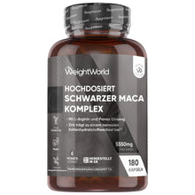 Schwarzer Maca Komplex Kapseln