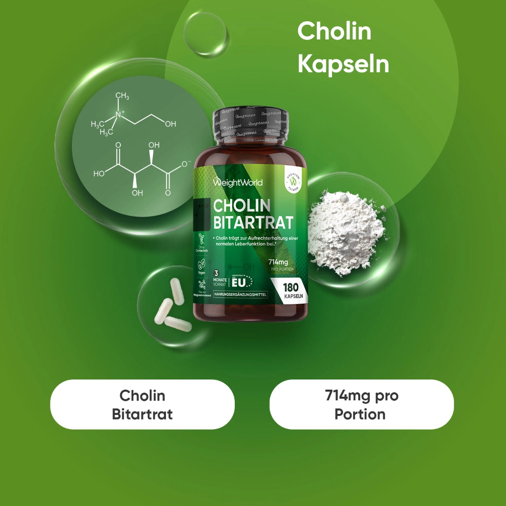 Cholin Bitartrat Kapseln