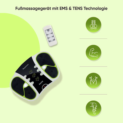 Fußmassagegerät mit EMS- und TENS-Technologie