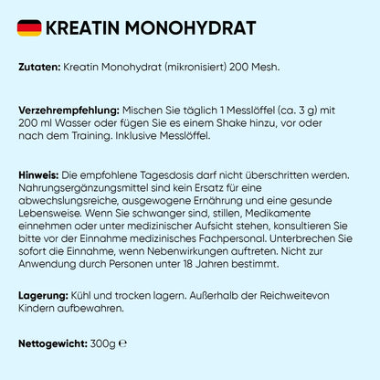 Kreatin Monohydrat Pulver