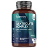 Braunglasflasche Elektrolyte-Komplex mit Nährstoffangaben und 930 mg je Tablette