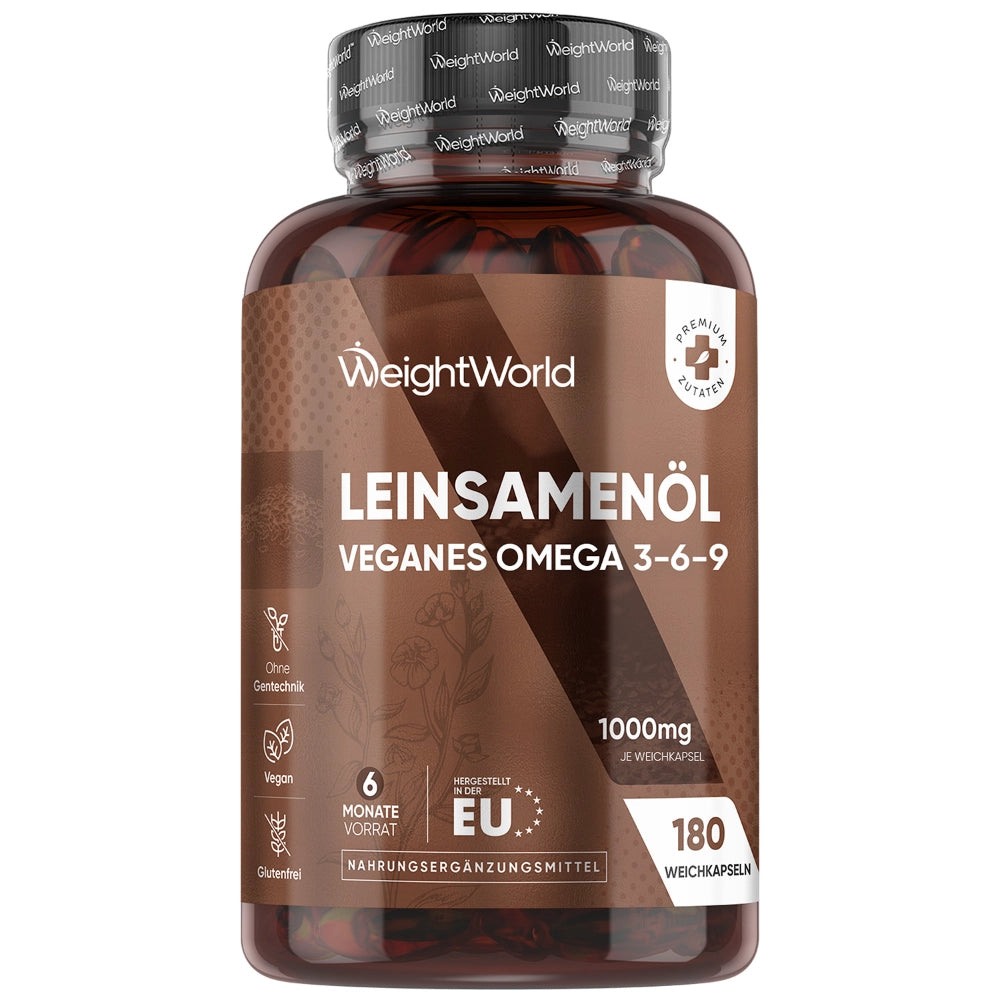 Leinsamenöl Softgel Kapseln