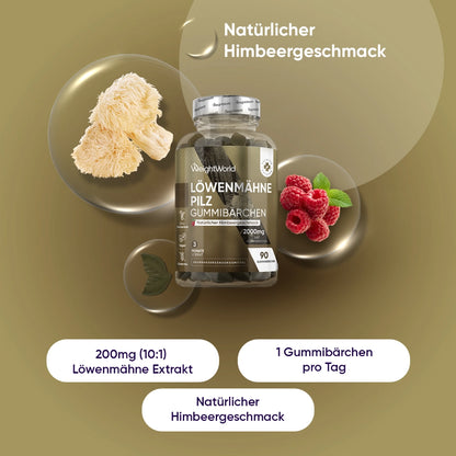 Löwenmähne Pilz Gummibärchen
