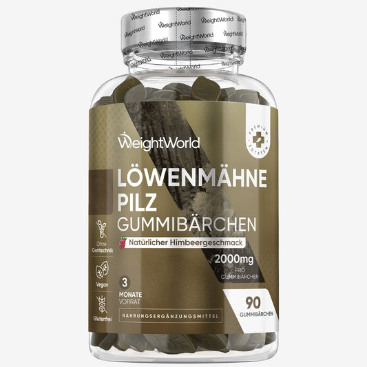 Löwenmähne Pilz Gummibärchen