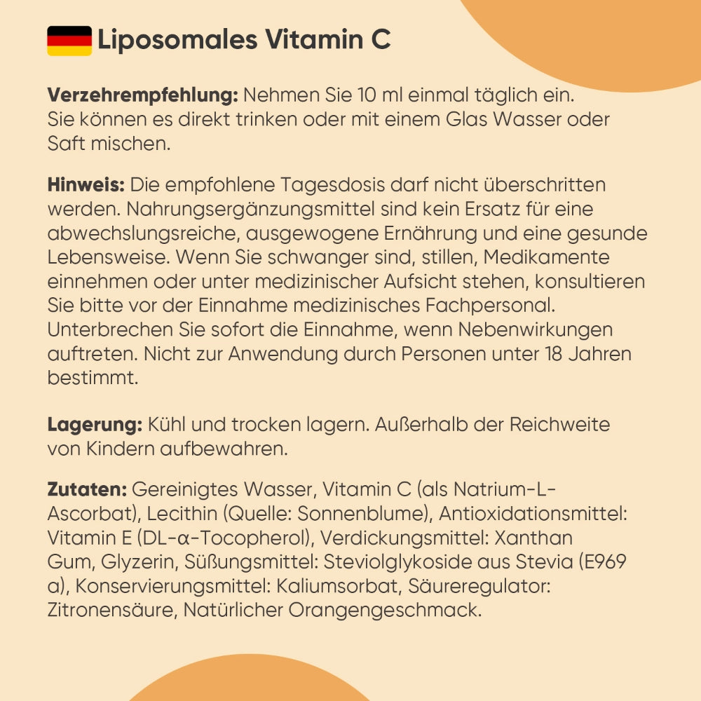 Liposomales Vitamin C