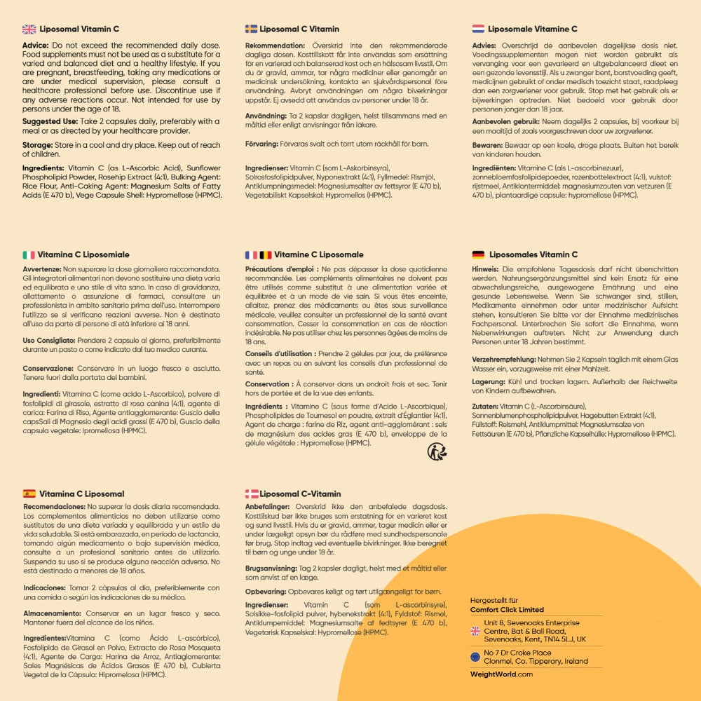 Liposomales Vitamin C Kapseln