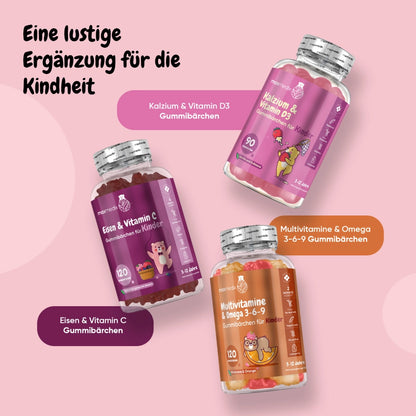 Omega 3 6 9 Gummibärchen für Kinder
