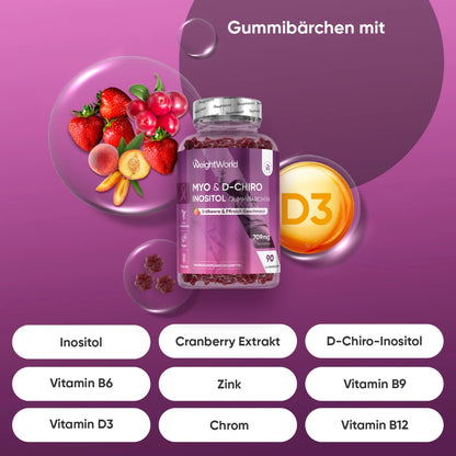 Myo & D-Chiro Inositol Gummibärchen