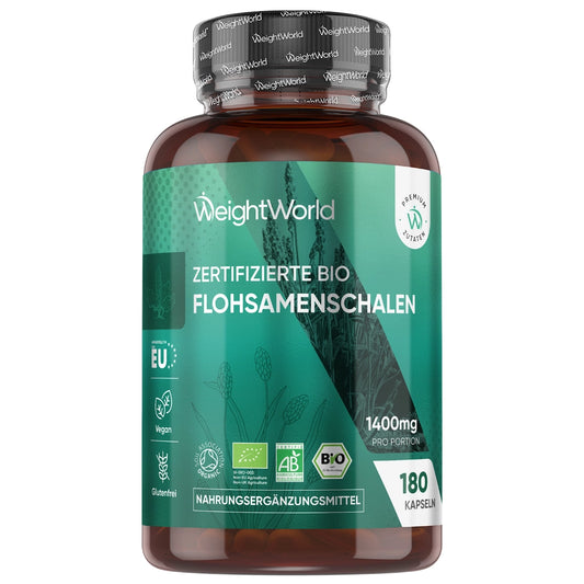 Bio Flohsamenschalen Kapseln