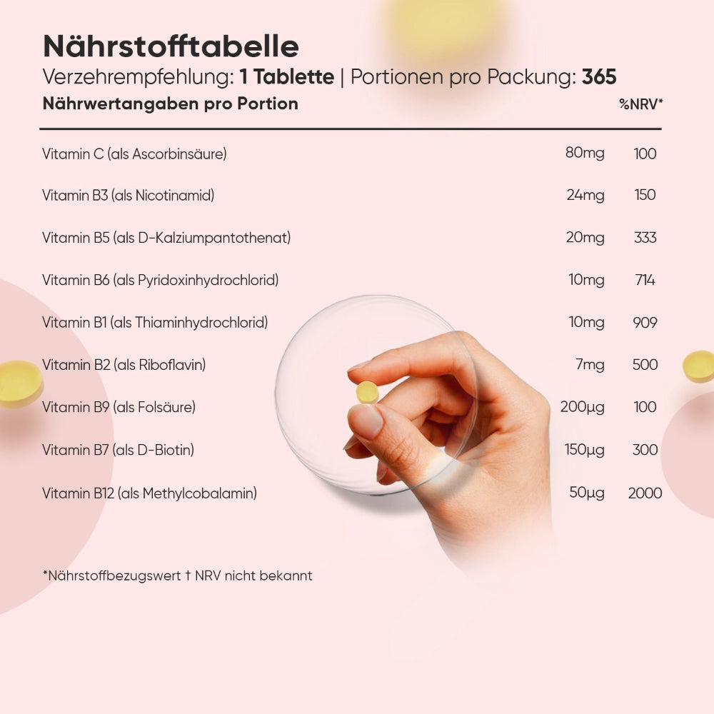 Vitamin B Komplex Tabletten