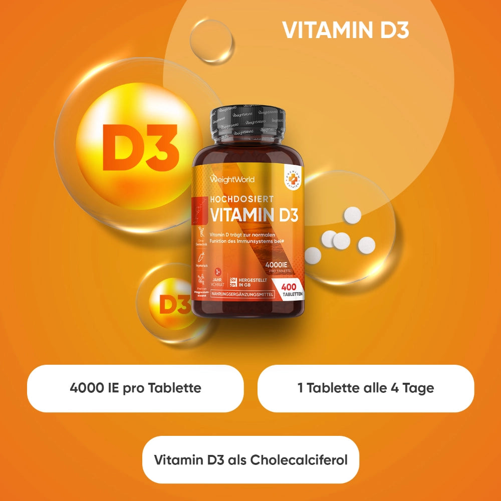 Vitamin D3 4000 IE Tabletten