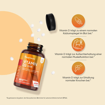Vitamin D3 2000 IE 400 Tabletten