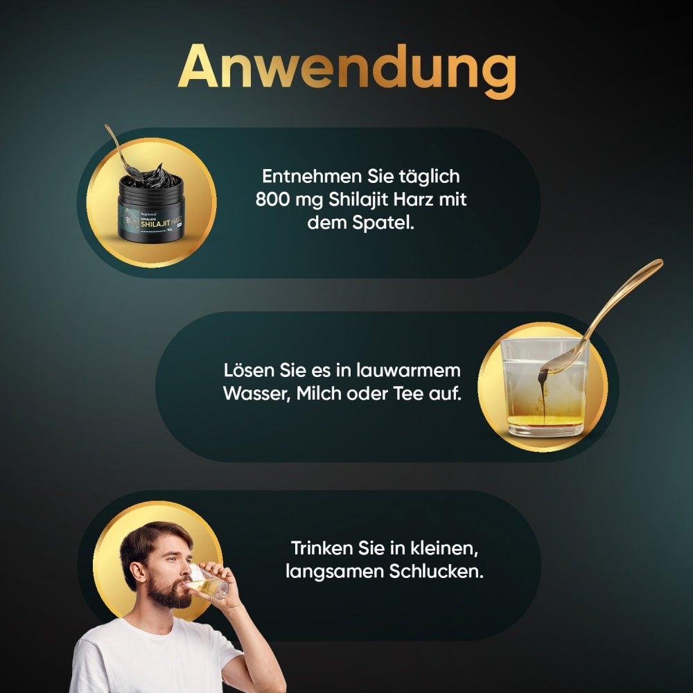 WeightWorld Himalaya Shilajit Resin- Anwendung