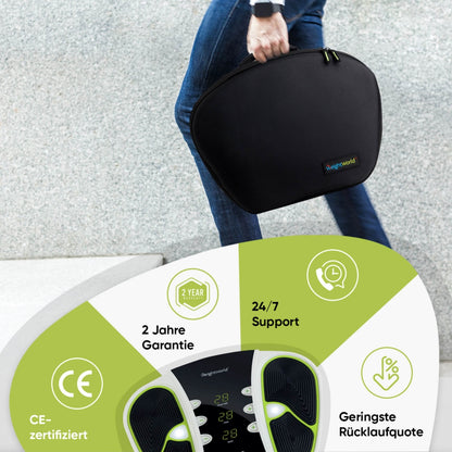 circulator durchblutungsstimulator mit tragetasche und garantie
