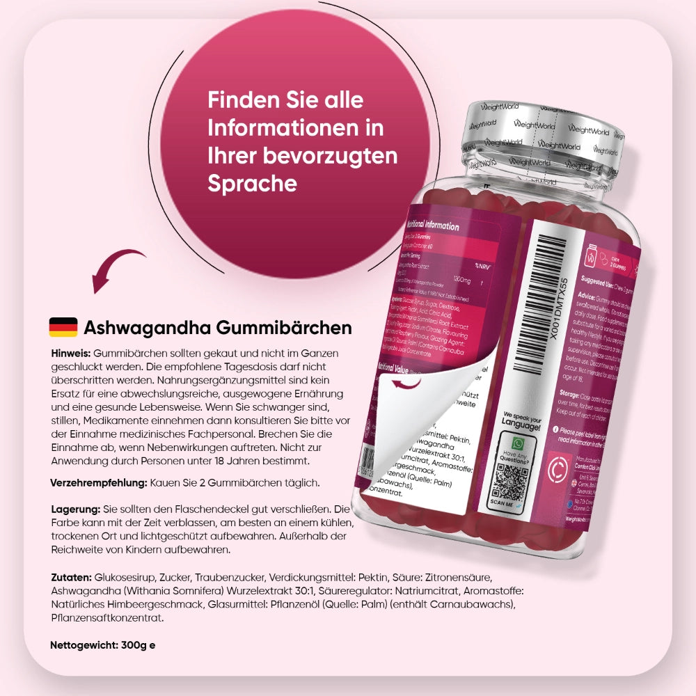 Ashwagandha Gummibärchen