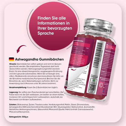 Ashwagandha Gummibärchen