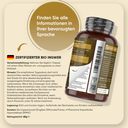Bio Ingwer Kapseln