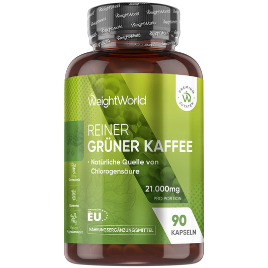 Reiner Grüner Kaffee Extrakt Kapseln