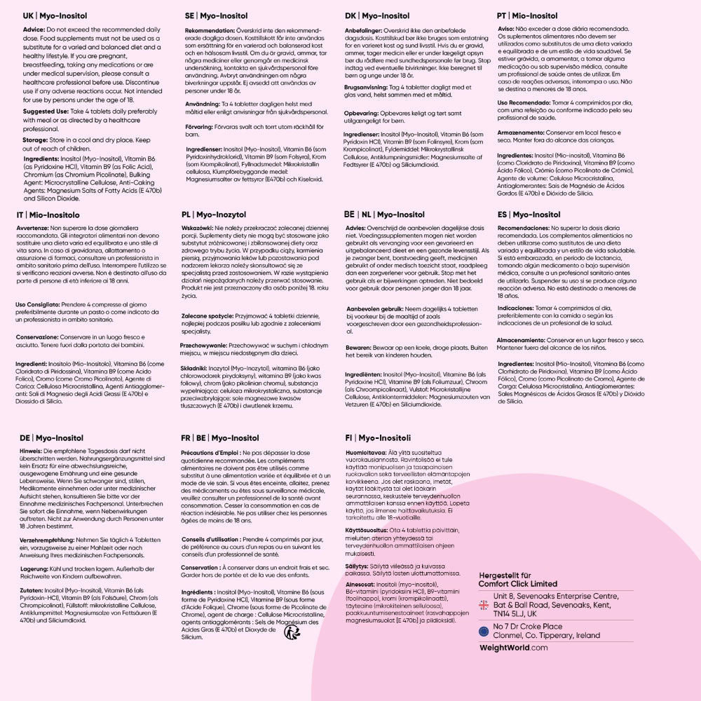 Myo-Inositol Tabletten