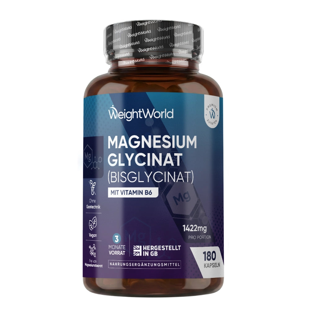 Magnesium Glycinat (Bisglycinat) Kapseln